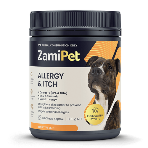 ZamiPet Allergy &amp; Itch 300g - 60 chews