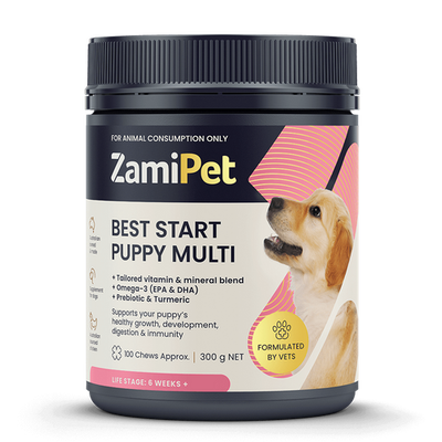 ZamiPet Best Start Puppy Multi 300g - 60 chews