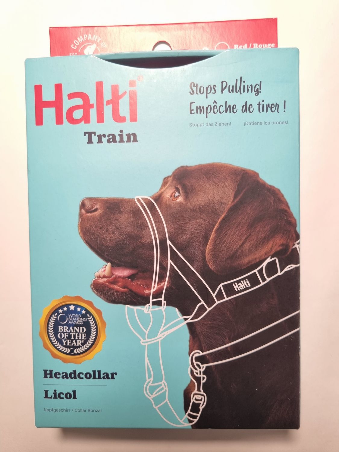 Halti Training Headcollar - RED Size 3