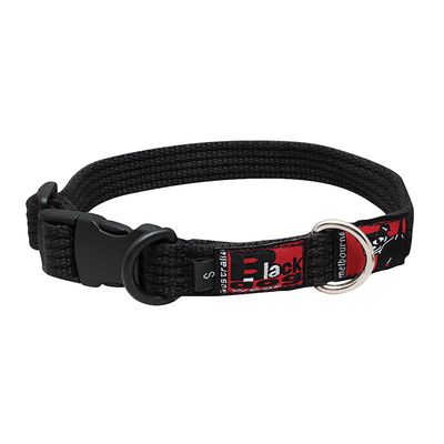 BlackDog Standard Collar - Stainless Steel - Adjustable BLACK SM