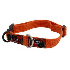 BlackDog Standard Collar - Stainless Steel - Adjustable ORANGE SM