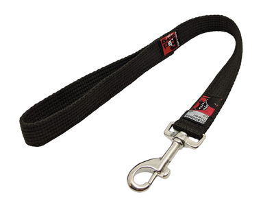 BlackDog Wear Strong Lead Short (0.5 metre) - Stainless Steel BLACK