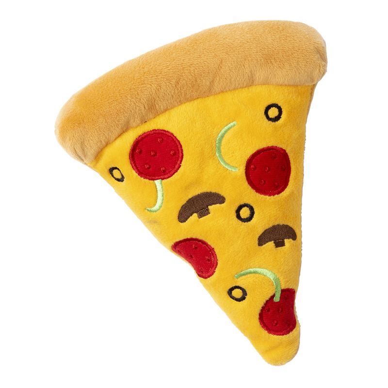 FuzzYard Plush Dog Toy - Pizza Slice