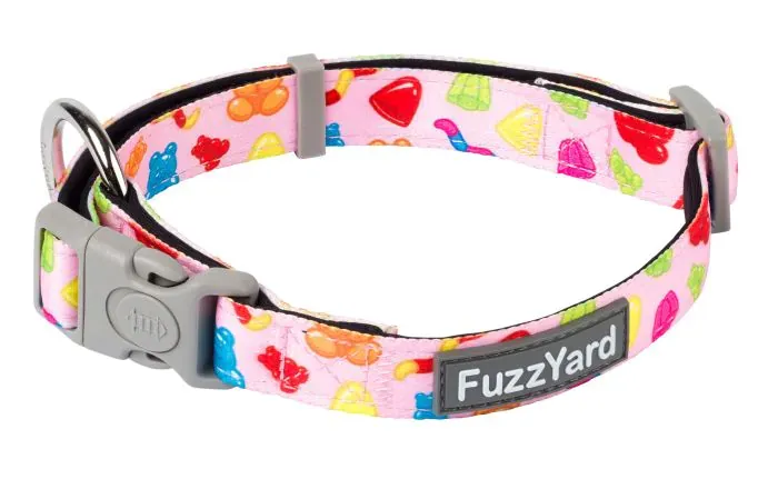 FuzzYard Jelly Bears - Dog Collar. LARGE