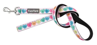 FuzzYard Candy Hearts - Dog lead SMALL