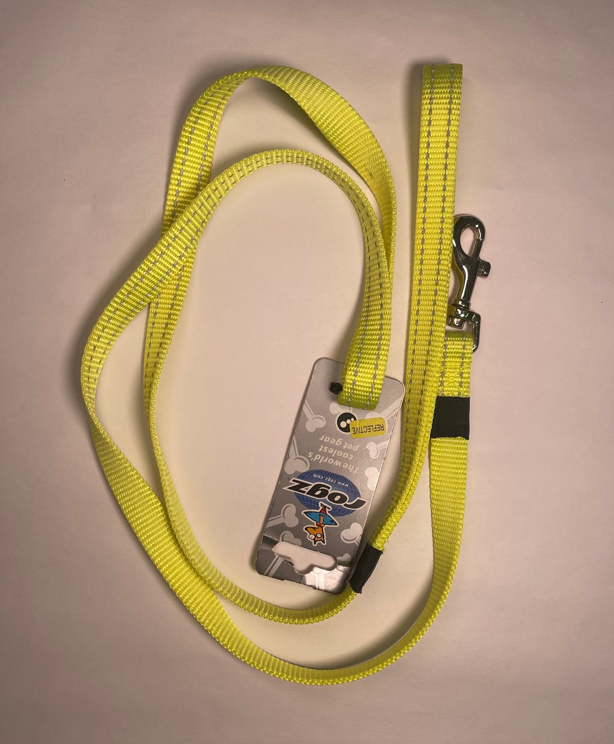 Rogz Classic Utility Snake Medium Dog Lead, DAYGLO