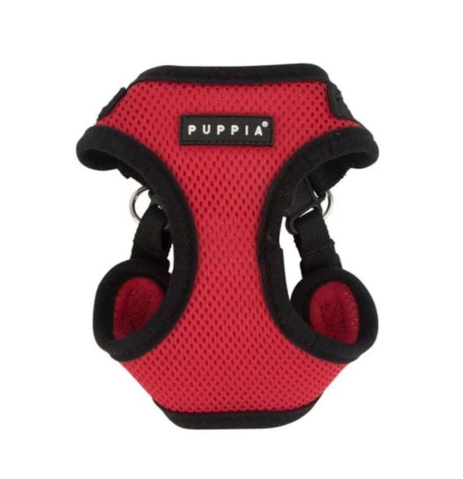 Puppia Soft HarnessC® Pro, Red, Small.