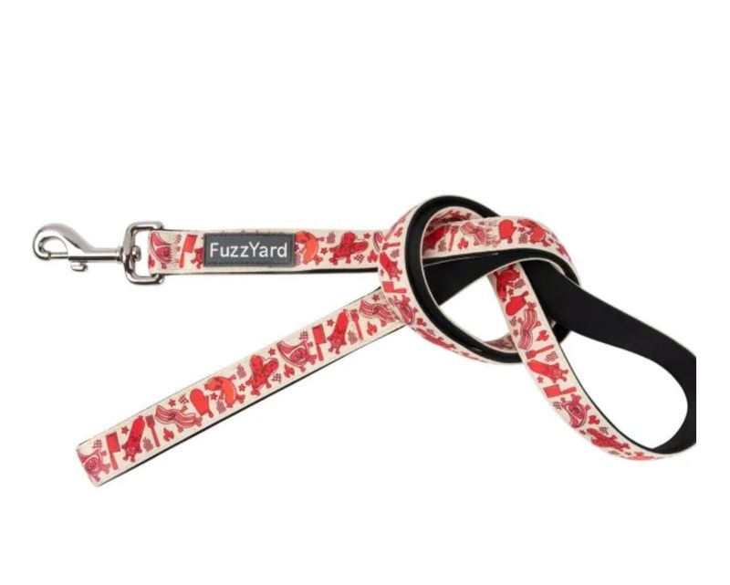 FuzzYard Meat Heads - Dog lead SMALL