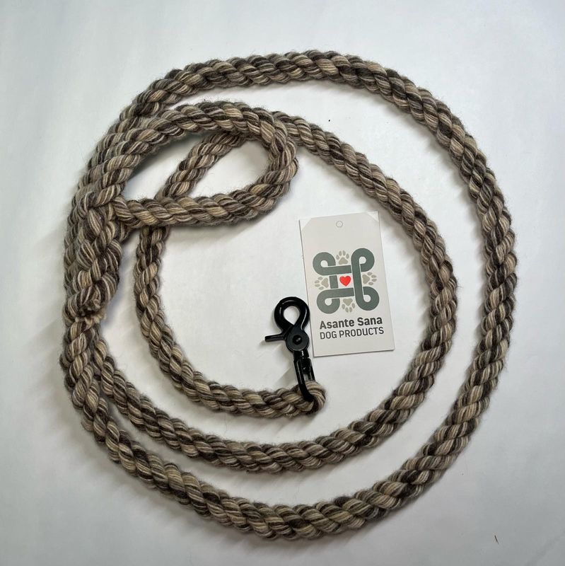 100% Woollen Dog Leads - home spun.