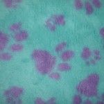 K-9 Homes Stay Dry Vet Bed Matting Green/Purple 54x103cm