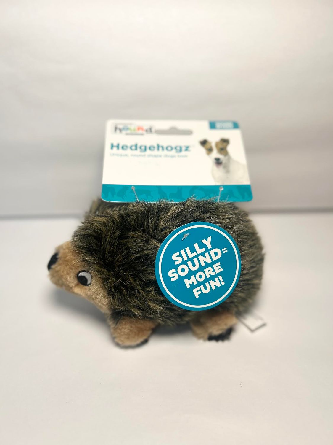 Outward Hound Hedgehog Plush Squeaker Dog Toy Small