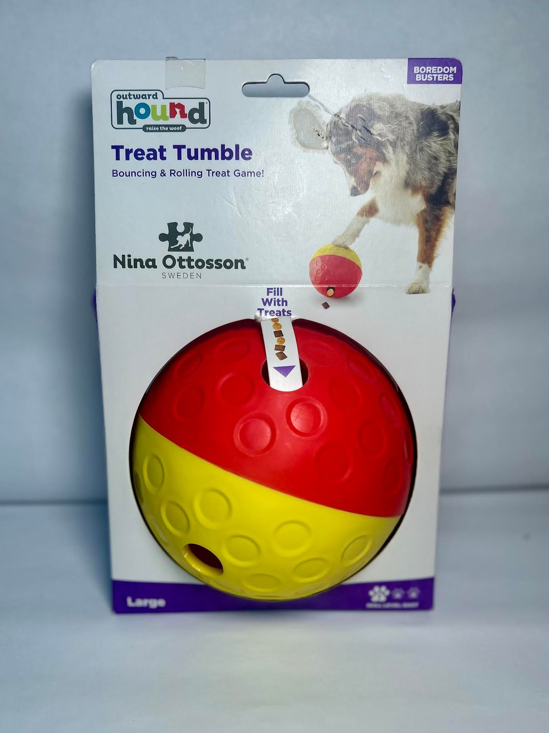 Outward Treat Tumble Dog Toy - Large