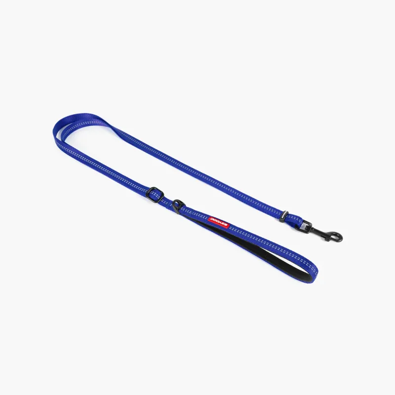 EzyDog Lead - Essential Adjustable Leash Blue Small size 180/15