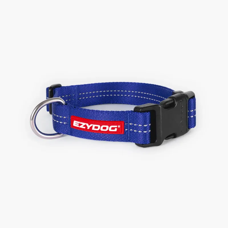 EzyDog Lead - Essential Adjustable Collar Blue X-Large