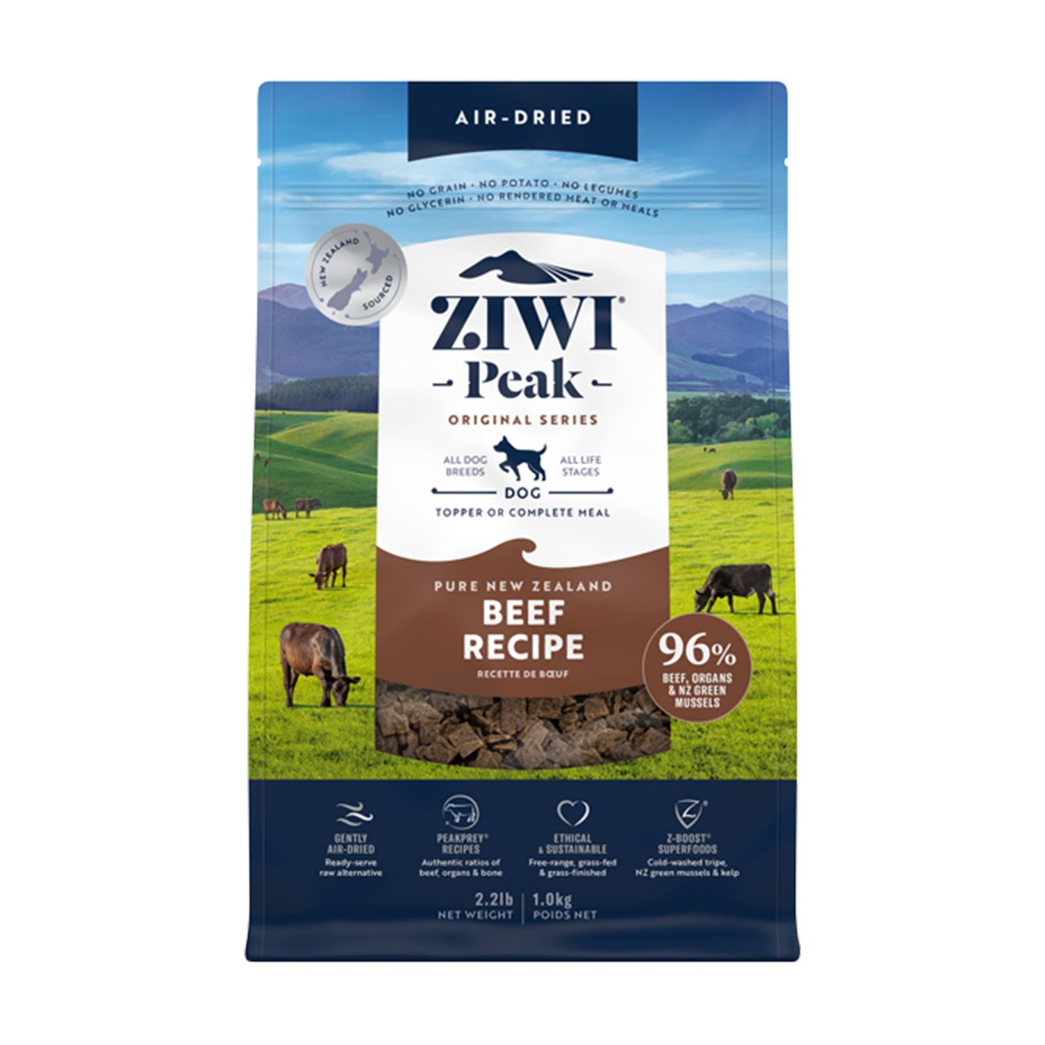 Ziwi Peak Air Dried Beef Recipe - 1kg