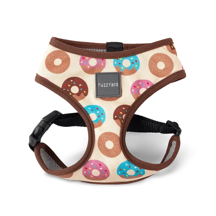 FuzzYard Harness Go Nuts for Donuts Harness X-SMALL
