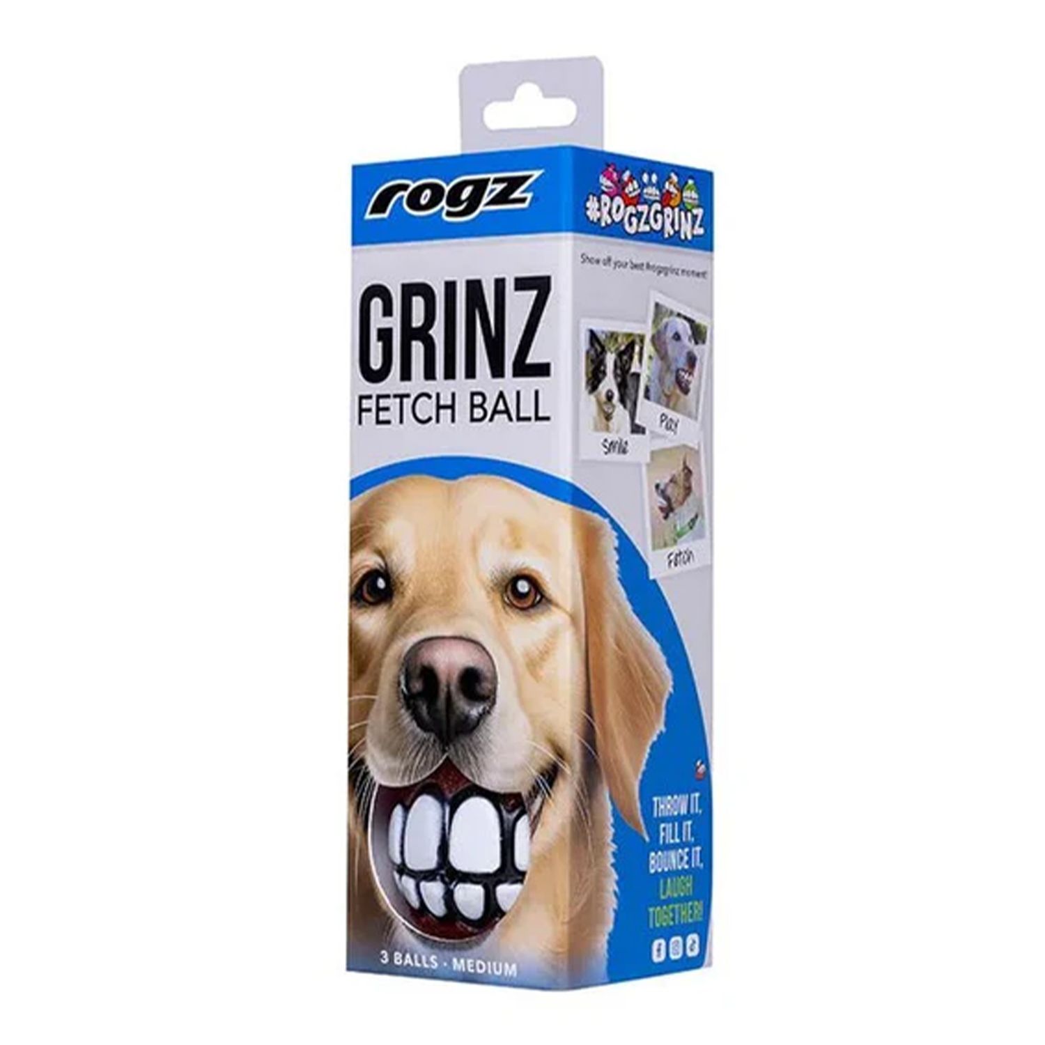 Rogz Grinz Variety Pack 3 Balls