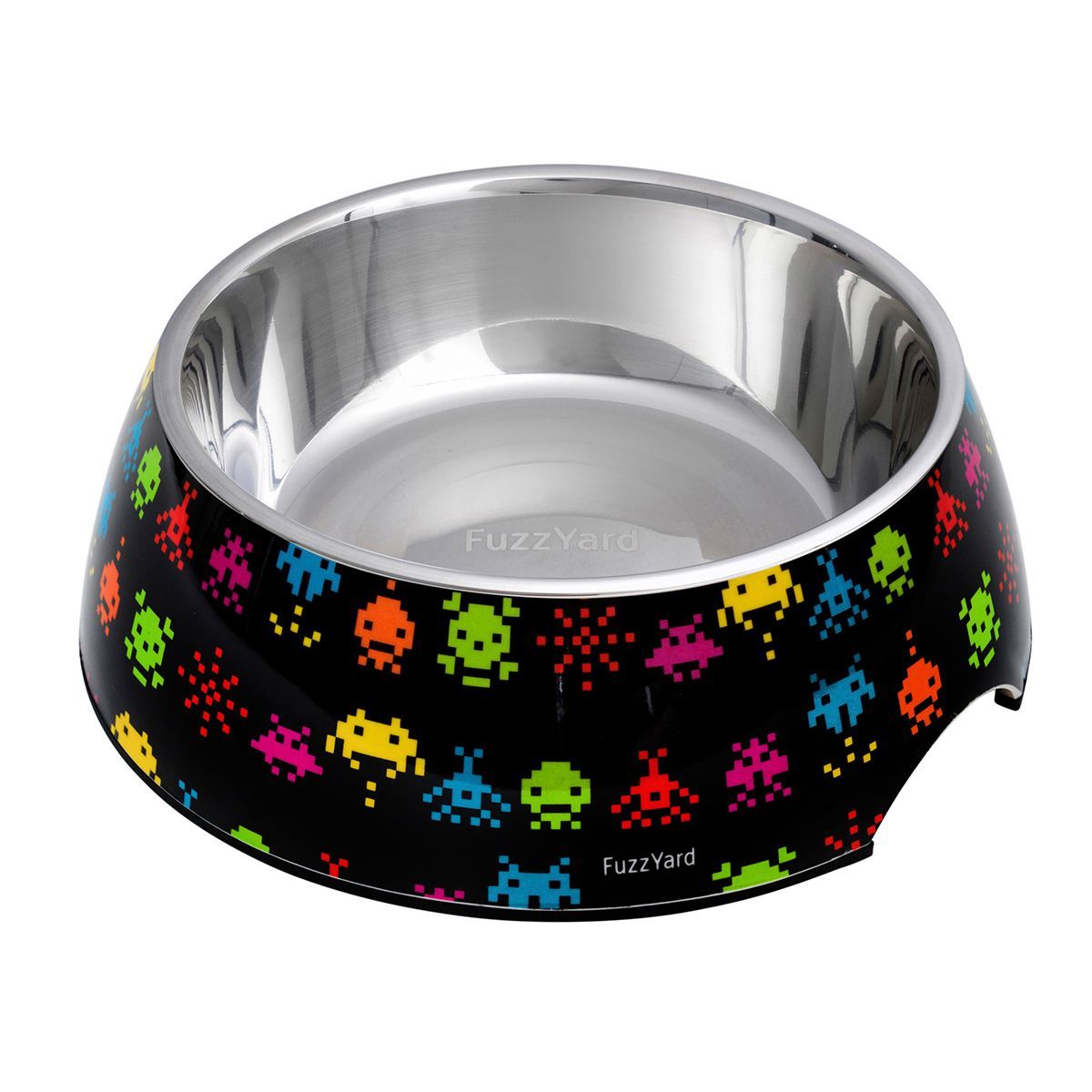 FuzzYard Easy Feeder Bowl - Space Raiders LG