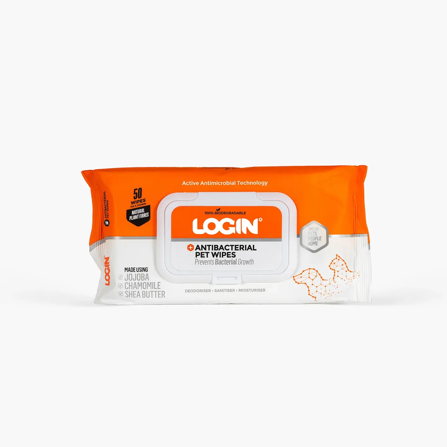 EzyDog  - LOGIN® Antibacterial Pet Wipes