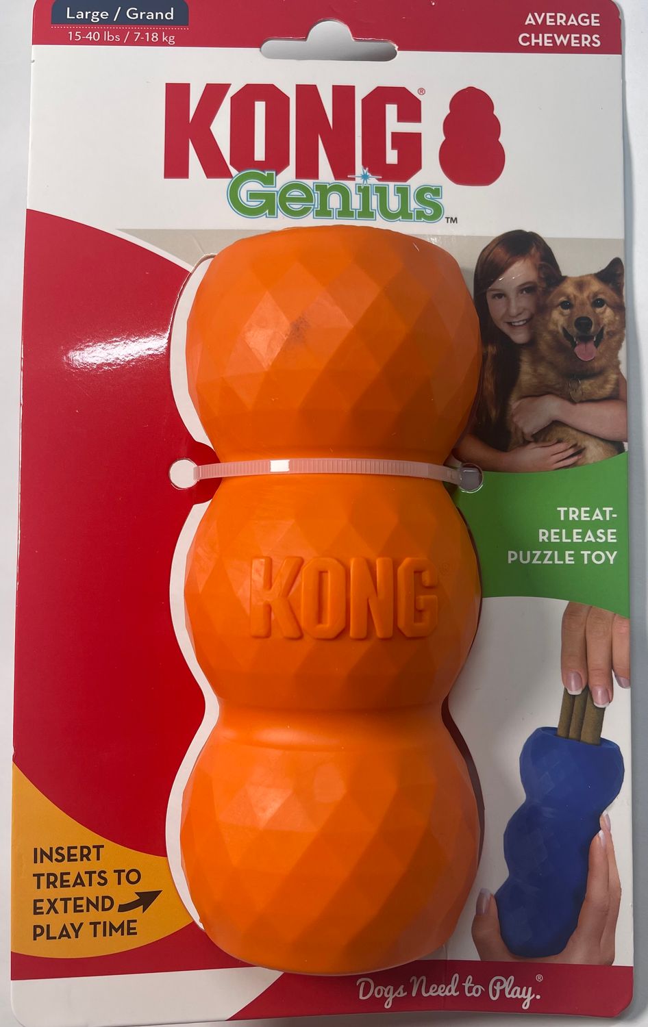 KONG GENIUS MIKE (LARGE)- Orange