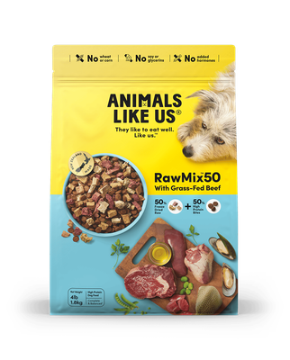 ANIMALS LIKE US RawMix50 Beef Dog Food 1.8kg