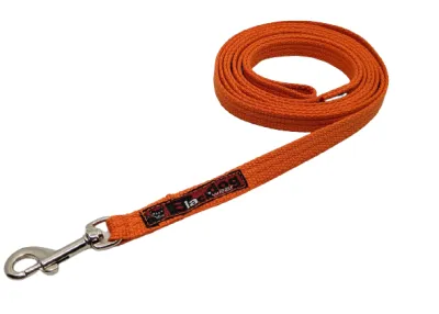 BlackDog Smart Lead - with Stainless Steel Snap Hook. ORANGE Regular