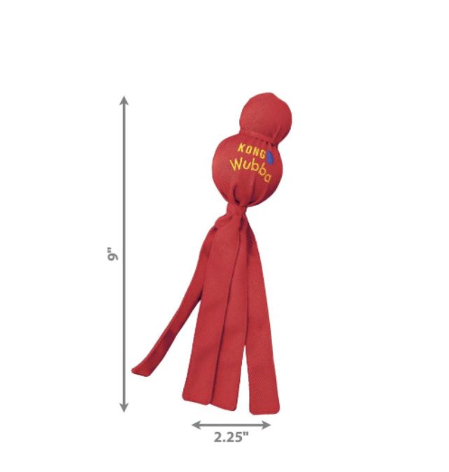 KONG Wubba Dog Toy _small:  RED