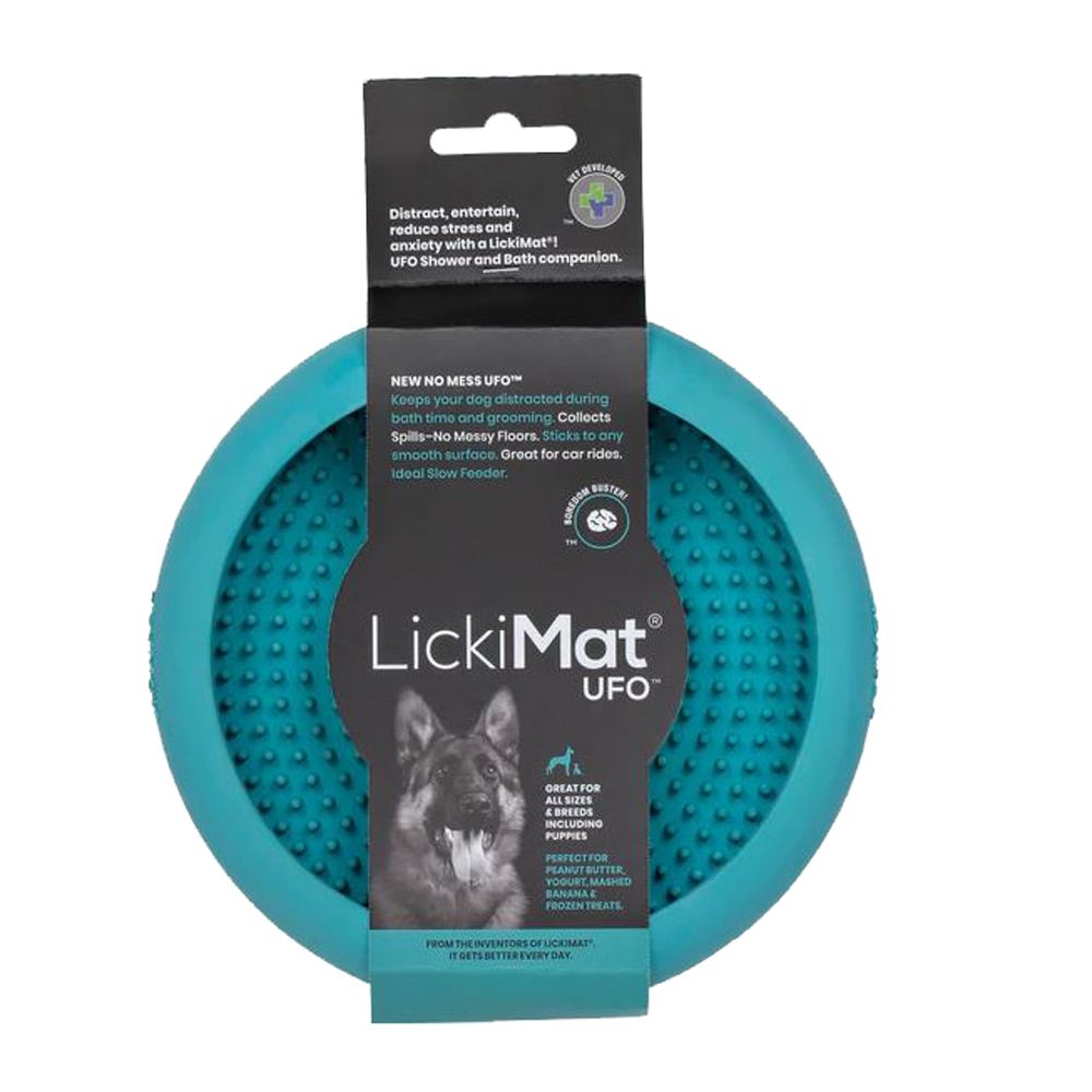 LickiMat® UFO Slow Feeder Bowl, TURQUOISE