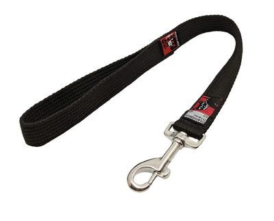 BlackDog Wear Strong Lead Short (0.5 metre) - Stainless Steel BLACK