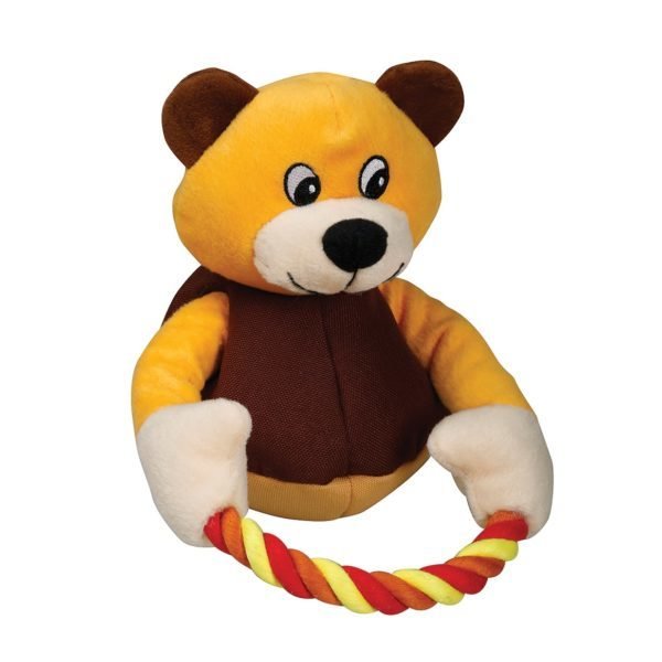 TenderTuffs SPL Brown Bear with Rope