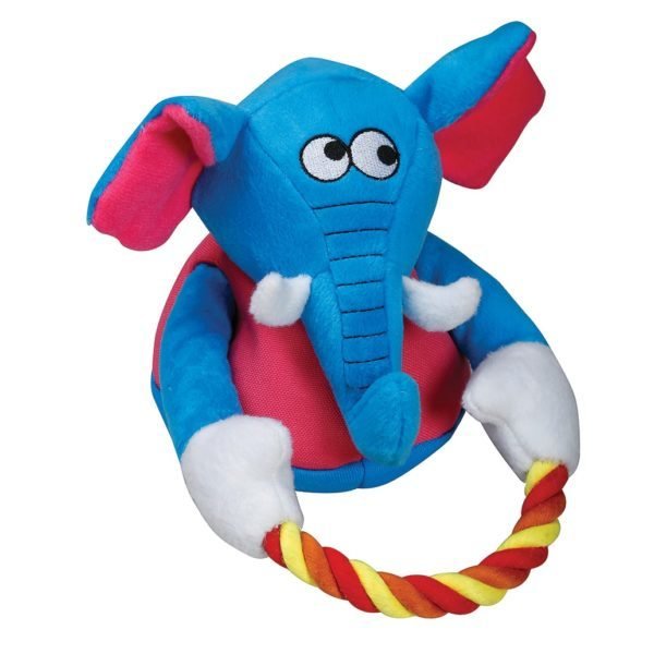 TenderTuffs SPL Blue Elephant with Rope