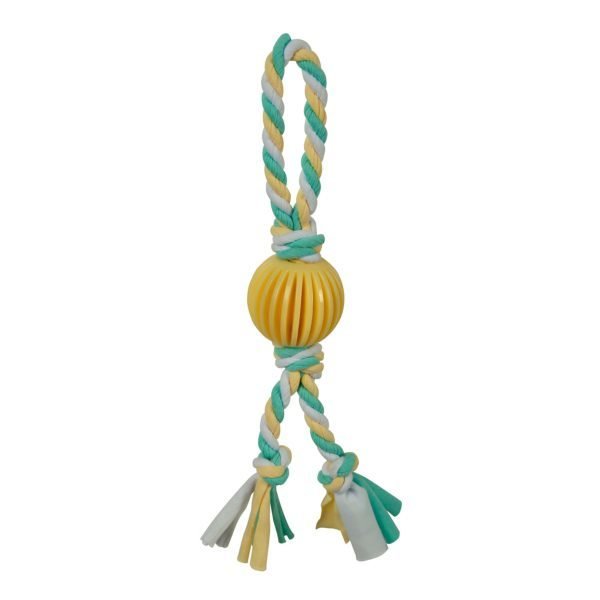 Puppy’s 1st – Yellow Ball with Rope