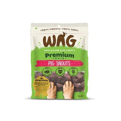 GetWag Pig Snouts (50g Bag)