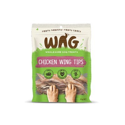GetWag Chicken Wing Tips (50g Bag)