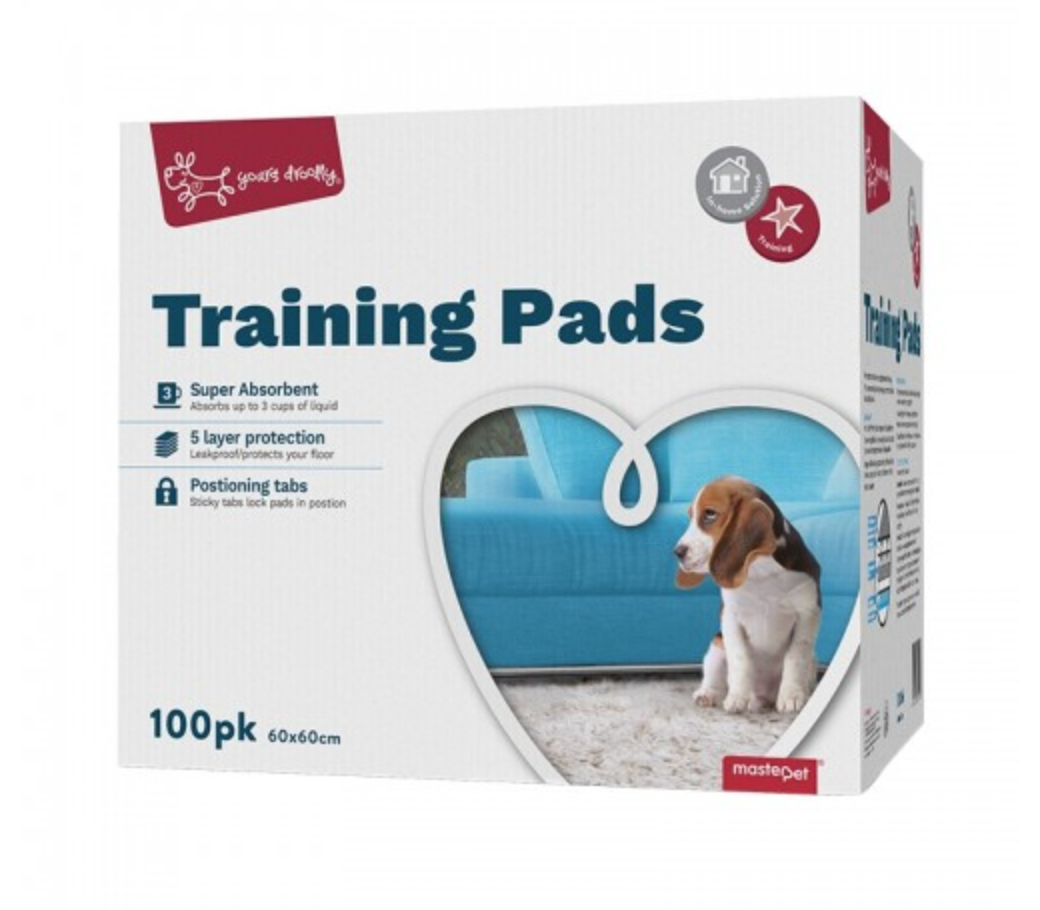 Yours Droolly Puppy Training Pads - 100 pads