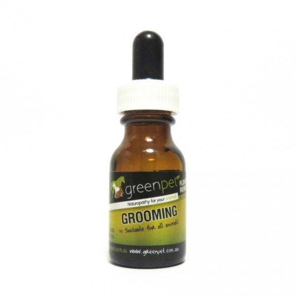 Greenpet Flower Essences Grooming Blend 15ml Herbal and Homeopathic preparation