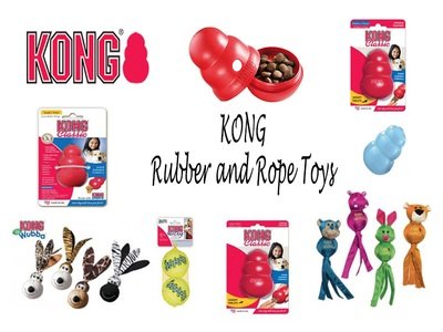 Kong Rubber, Balls and Rope Toys