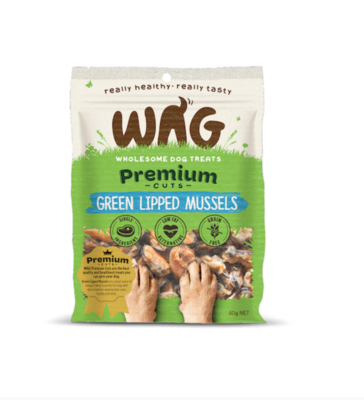 GetWag Green Lipped Mussels (50g Bag)