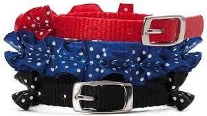Purina Petlife Fashion Puppy Collar Ruffled Black SM