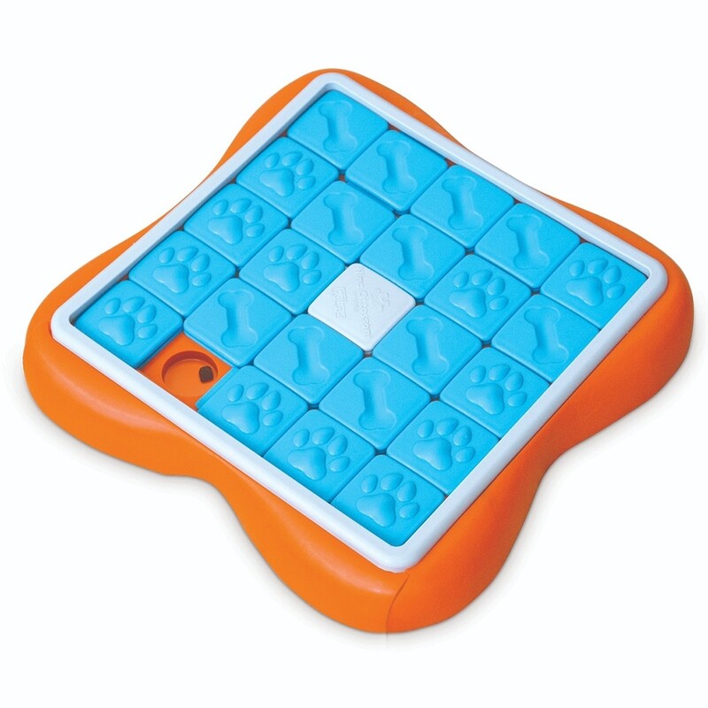 Challenge Slider - Slide, Treat &amp; Repeat by Nina Ottosson Level 3 Orange &amp; Blue