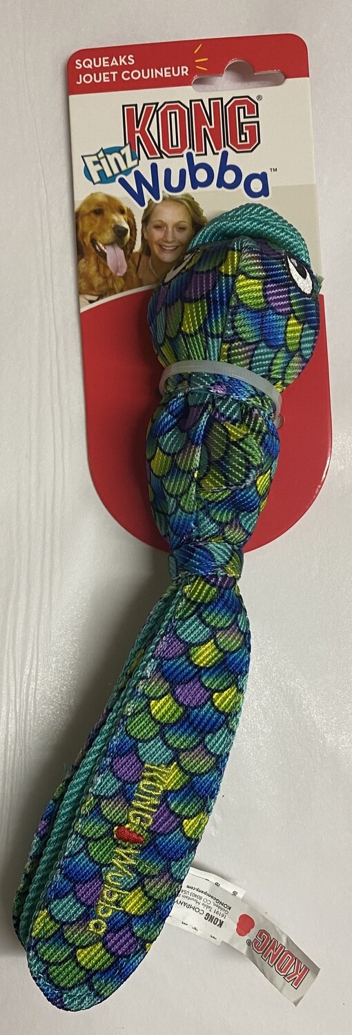 KONG Wubba Finz Blue Mosaic SM