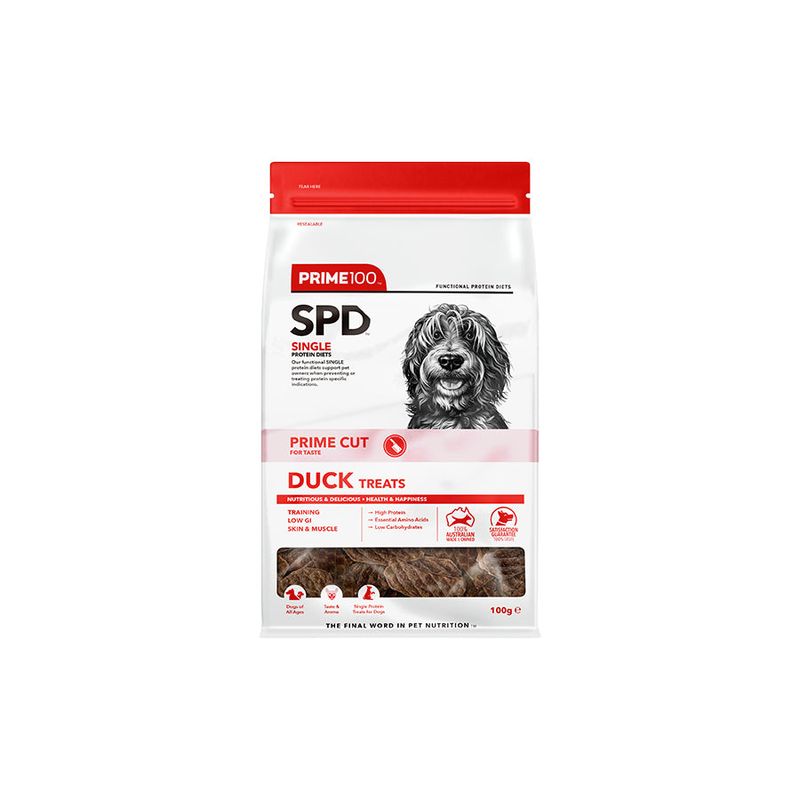 PRIME100 Single Protein Treats - DUCK Fillets 100g