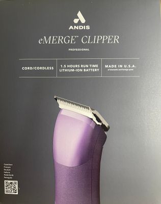 Andis eMerge Clipper - Purple