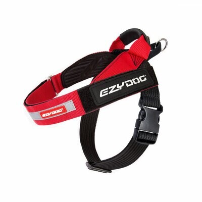 EzyDog Harness - Express Harness, Red. LARGE