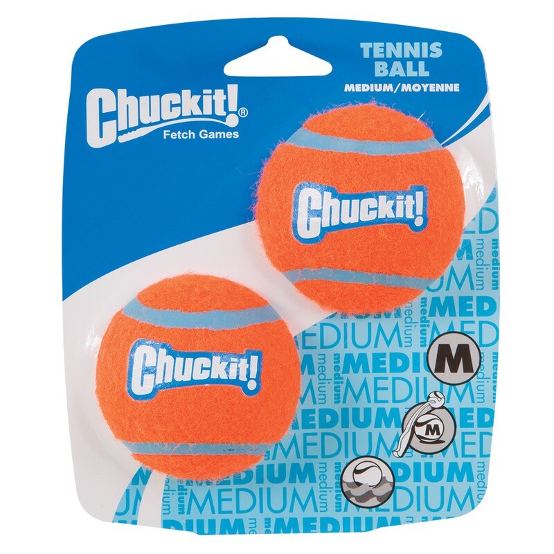 Chuckit Tennis Ball Medium 2 Pack