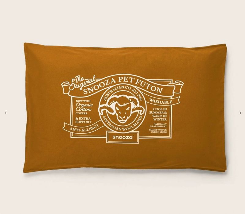 Snooza Organic Pet Futon - Caramel MIGHTY