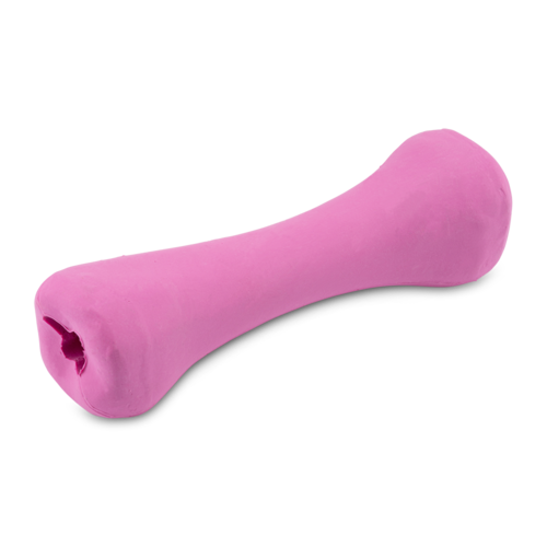 Beco Natural Rubber Bone PINK MED