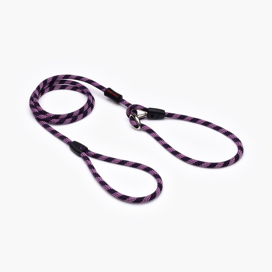 EzyDog Lead - Collar Leash Combo  Luca - High Quality Climbing Rope 170 cm - PURPLE
