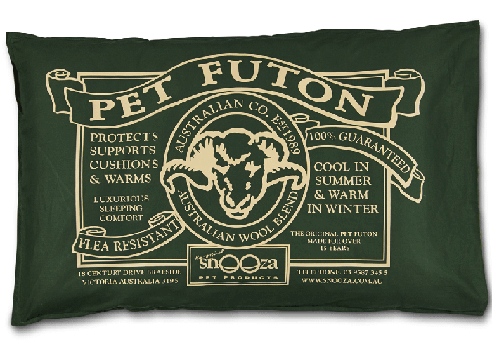 Snooza Organic Pet Futon - Green mighty