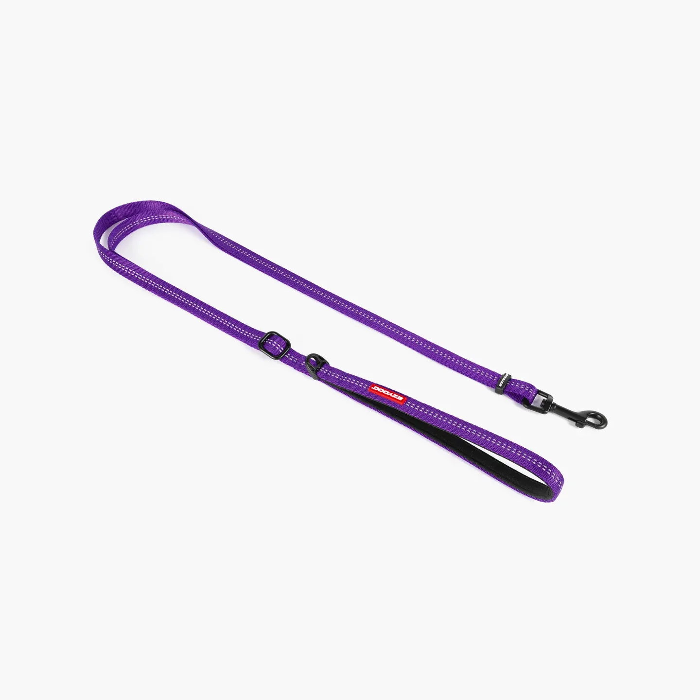 EzyDog Lead - Essential Adjustable Leash Purple Medium 180/20